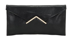 Envelope Clutch, Leather, Black, MIE, DB, 2*